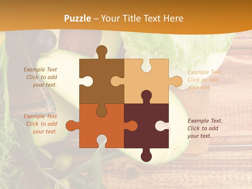 Lifestyle Nobody Wood PowerPoint Template