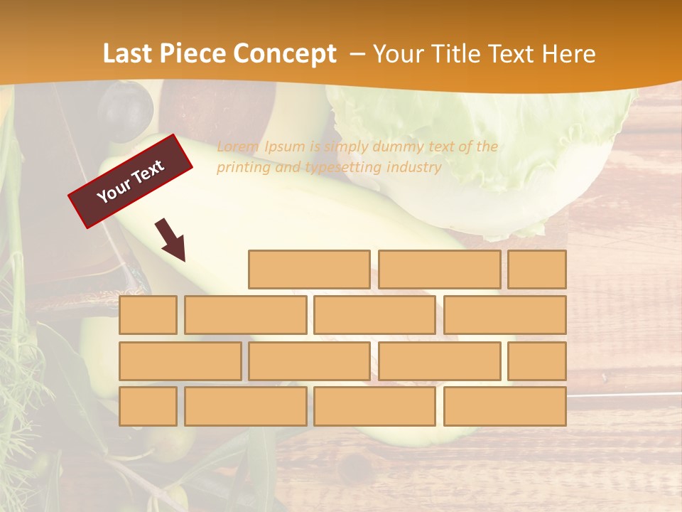 Lifestyle Nobody Wood PowerPoint Template