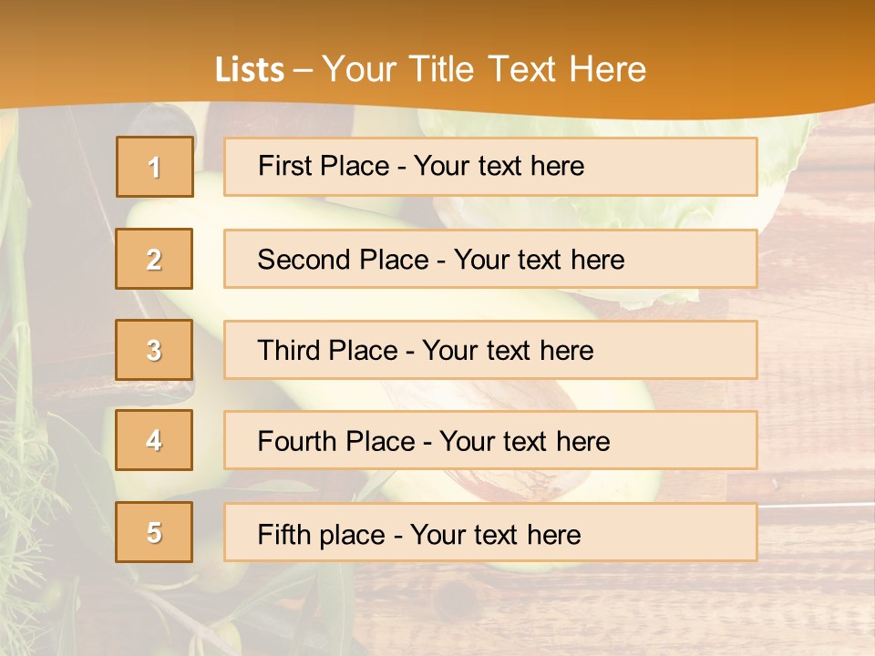 Lifestyle Nobody Wood PowerPoint Template