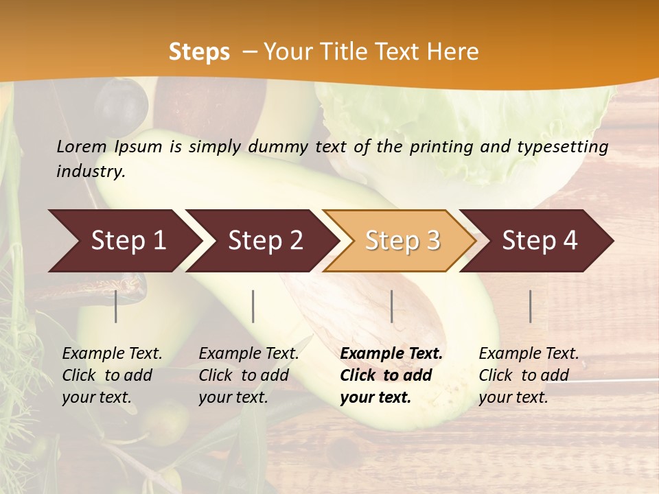 Lifestyle Nobody Wood PowerPoint Template