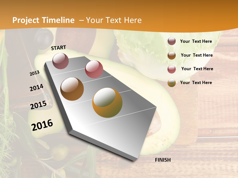 Lifestyle Nobody Wood PowerPoint Template