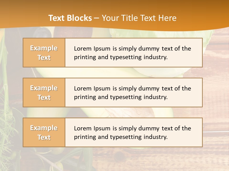 Lifestyle Nobody Wood PowerPoint Template