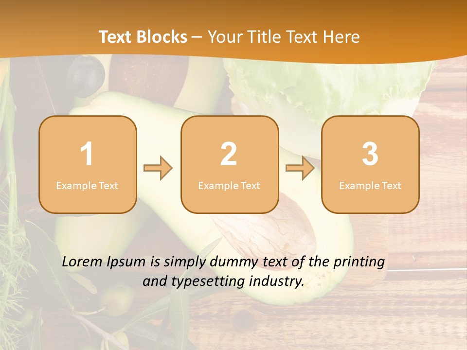 Lifestyle Nobody Wood PowerPoint Template