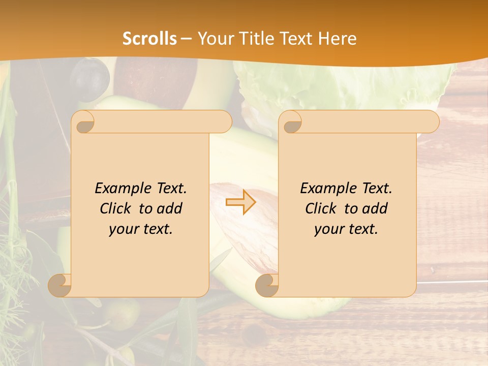 Lifestyle Nobody Wood PowerPoint Template