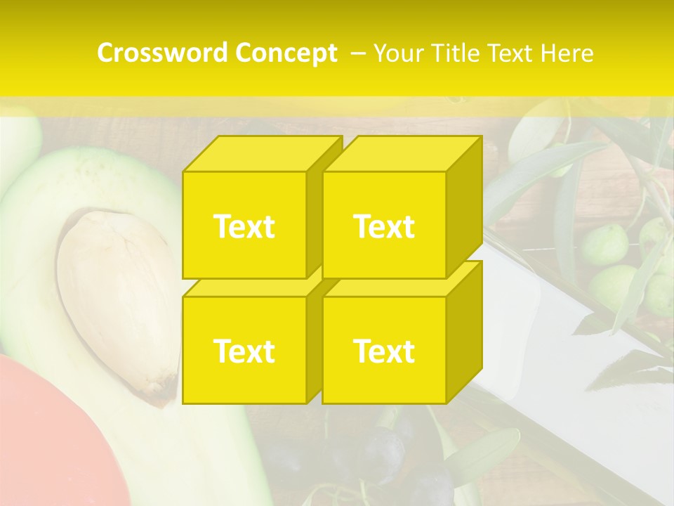 Eating Fennel Vegetable PowerPoint Template