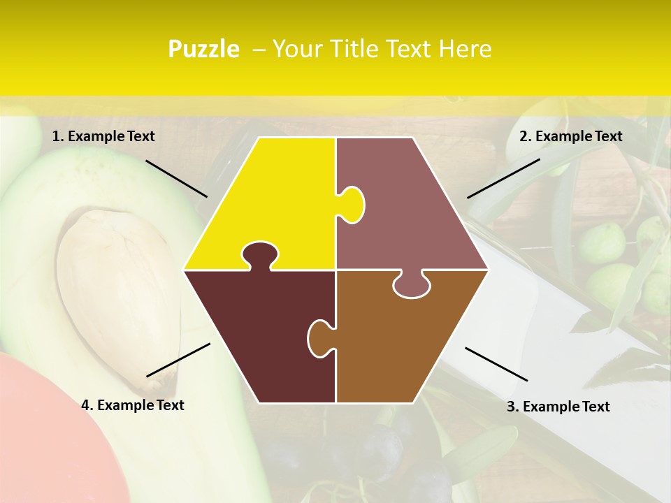 Eating Fennel Vegetable PowerPoint Template