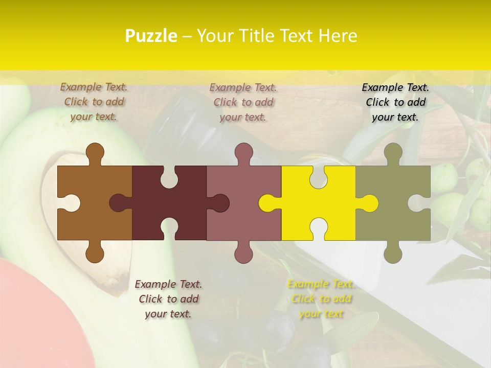 Eating Fennel Vegetable PowerPoint Template