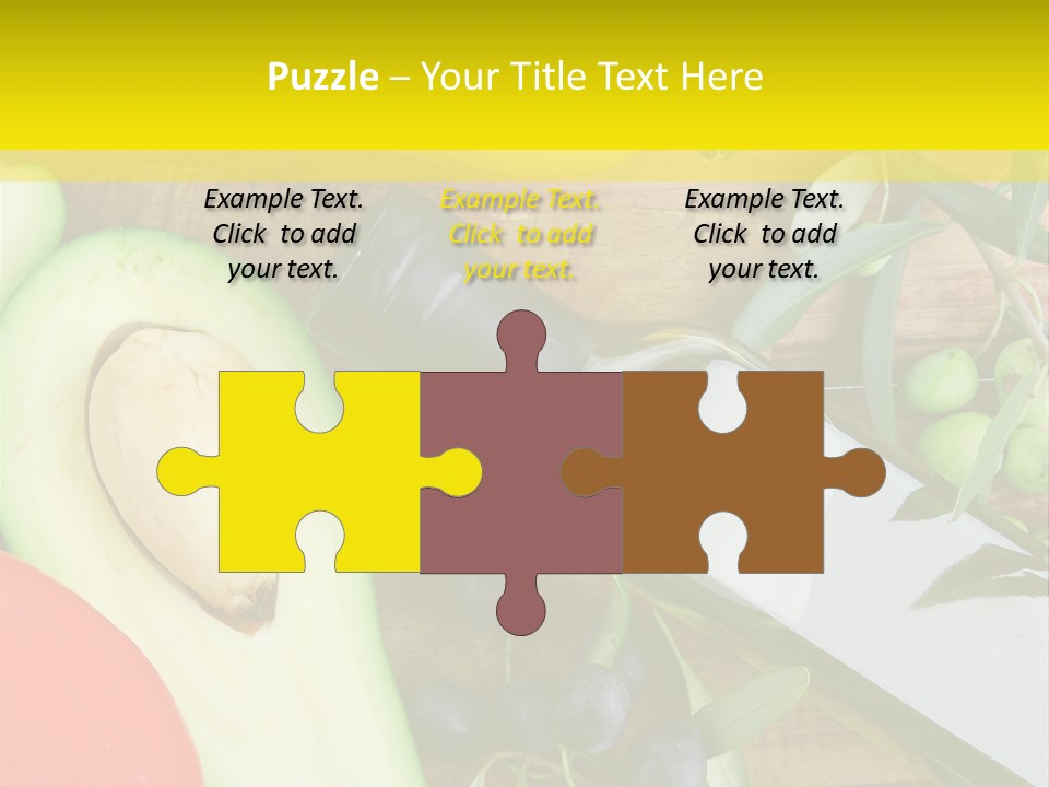 Eating Fennel Vegetable PowerPoint Template