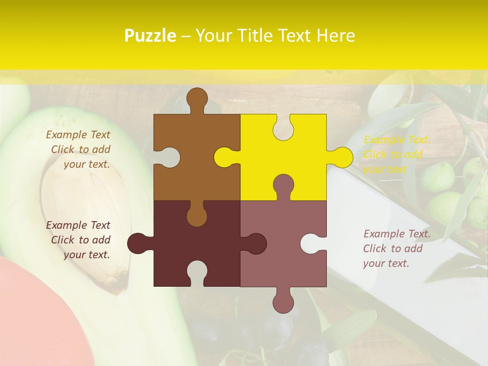 Eating Fennel Vegetable PowerPoint Template