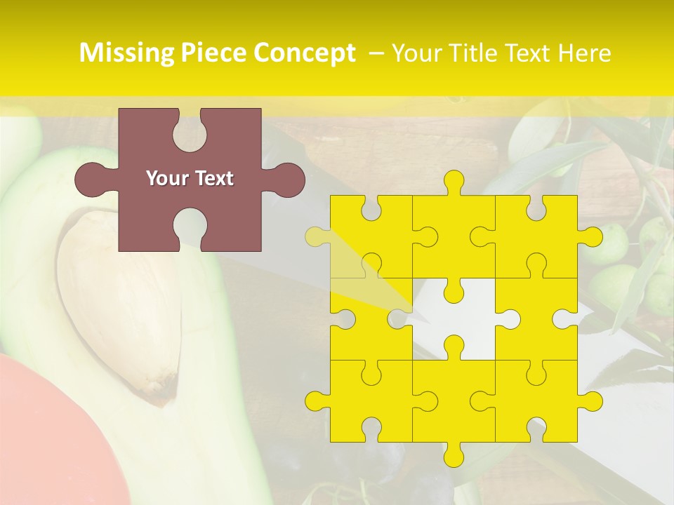 Eating Fennel Vegetable PowerPoint Template