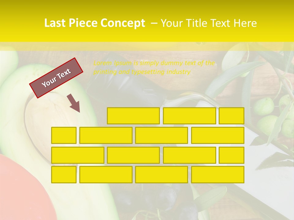 Eating Fennel Vegetable PowerPoint Template