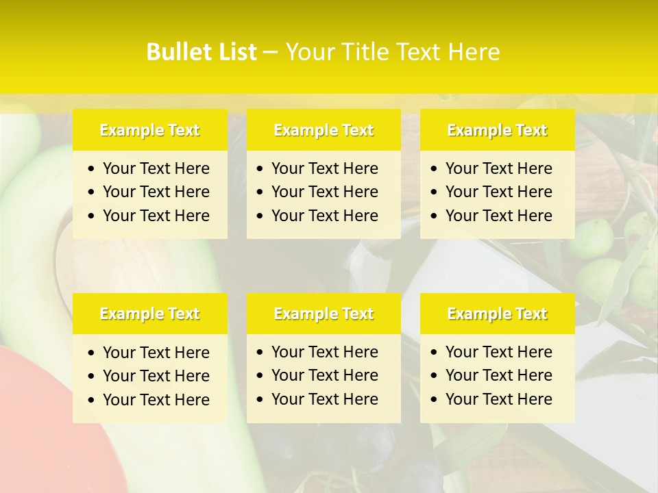 Eating Fennel Vegetable PowerPoint Template