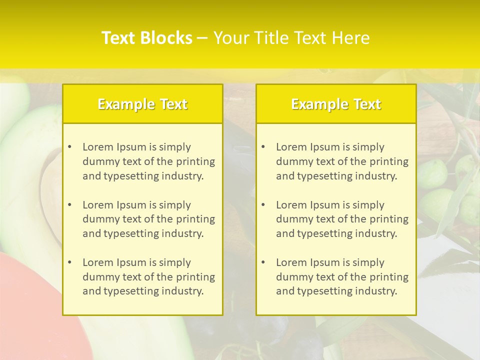 Eating Fennel Vegetable PowerPoint Template