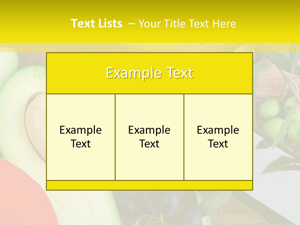 Eating Fennel Vegetable PowerPoint Template