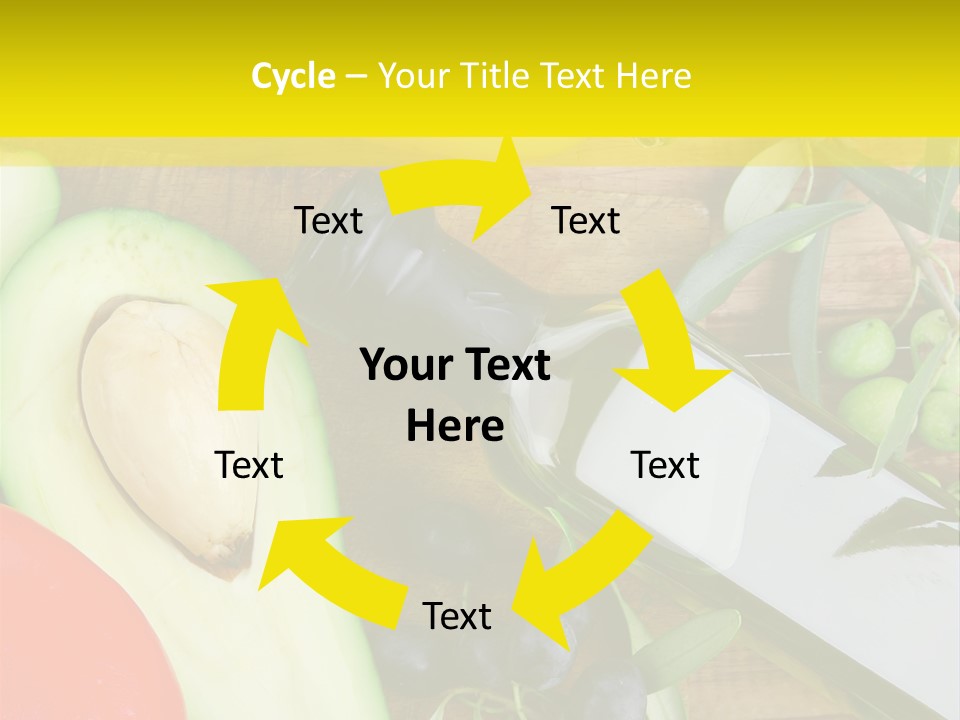 Eating Fennel Vegetable PowerPoint Template