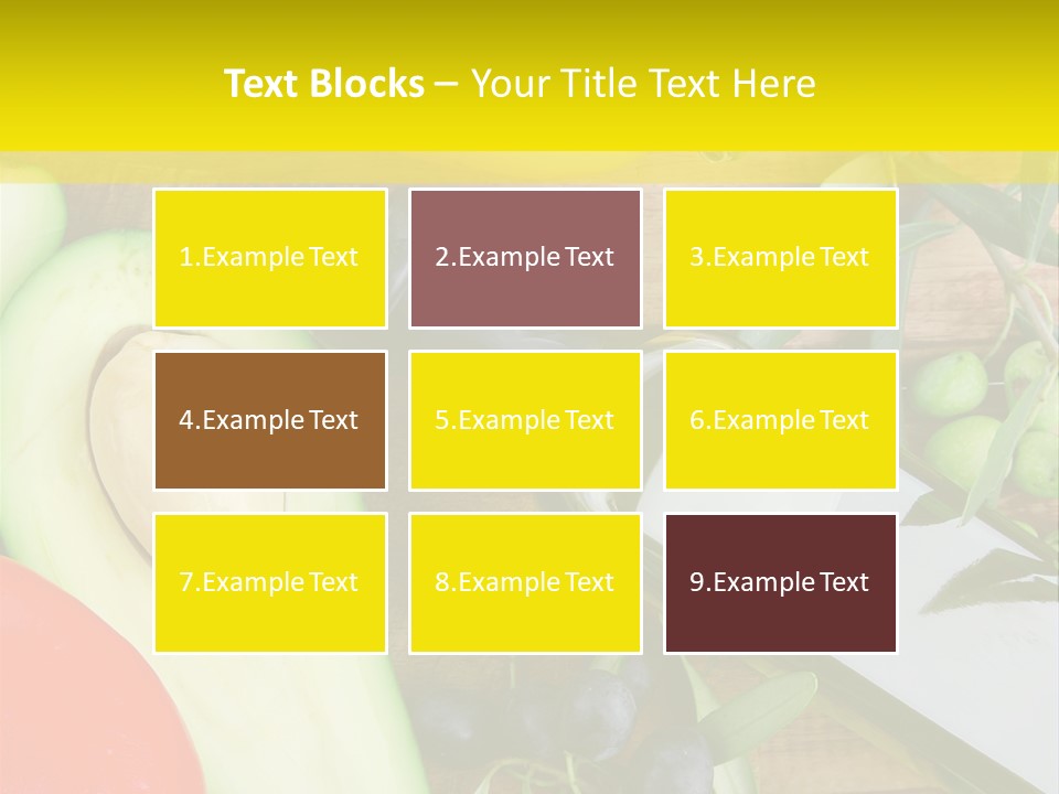 Eating Fennel Vegetable PowerPoint Template