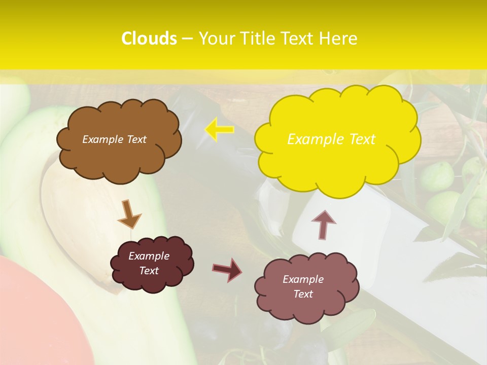 Eating Fennel Vegetable PowerPoint Template