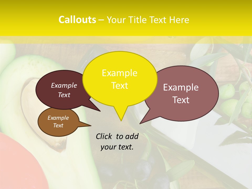 Eating Fennel Vegetable PowerPoint Template