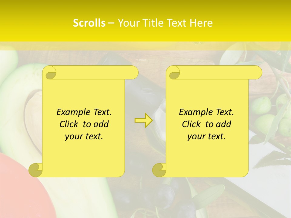 Eating Fennel Vegetable PowerPoint Template