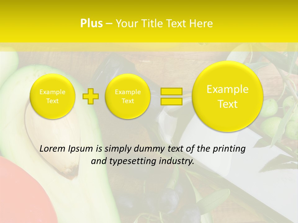 Eating Fennel Vegetable PowerPoint Template