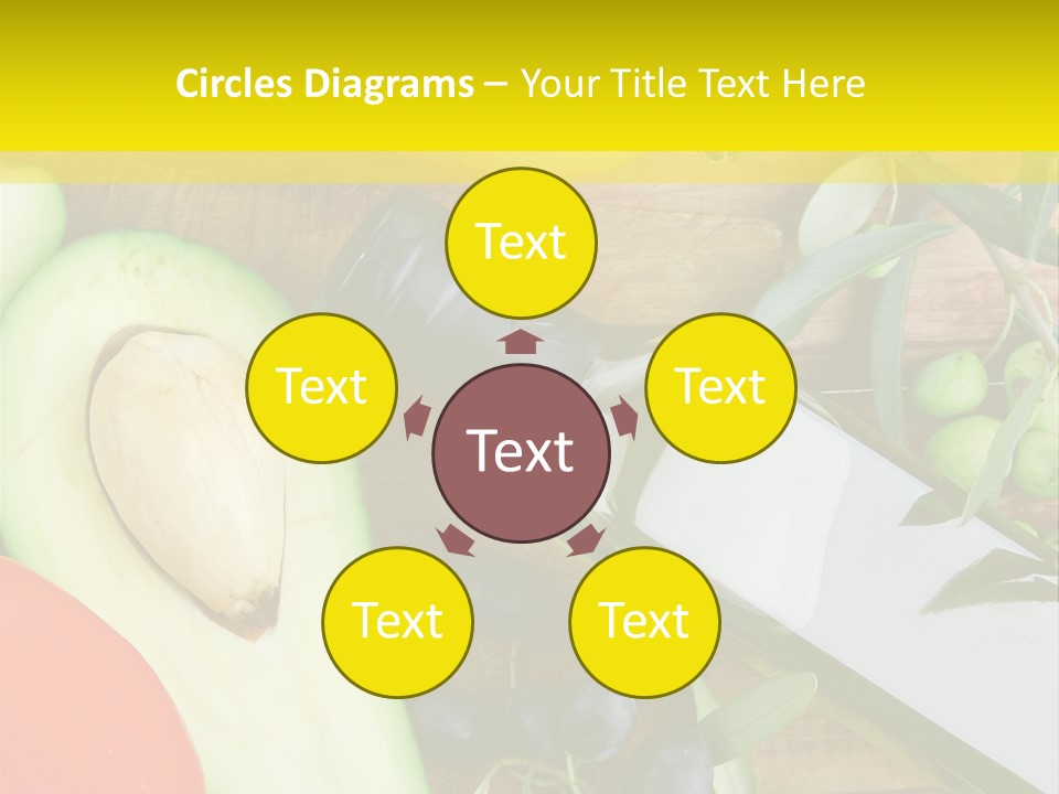 Eating Fennel Vegetable PowerPoint Template