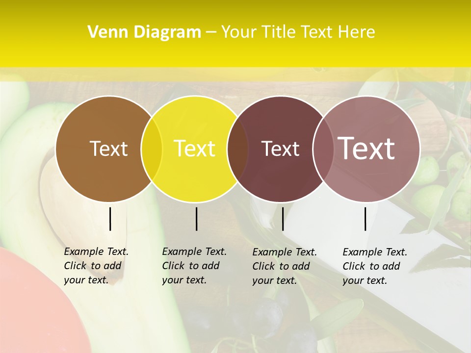 Eating Fennel Vegetable PowerPoint Template