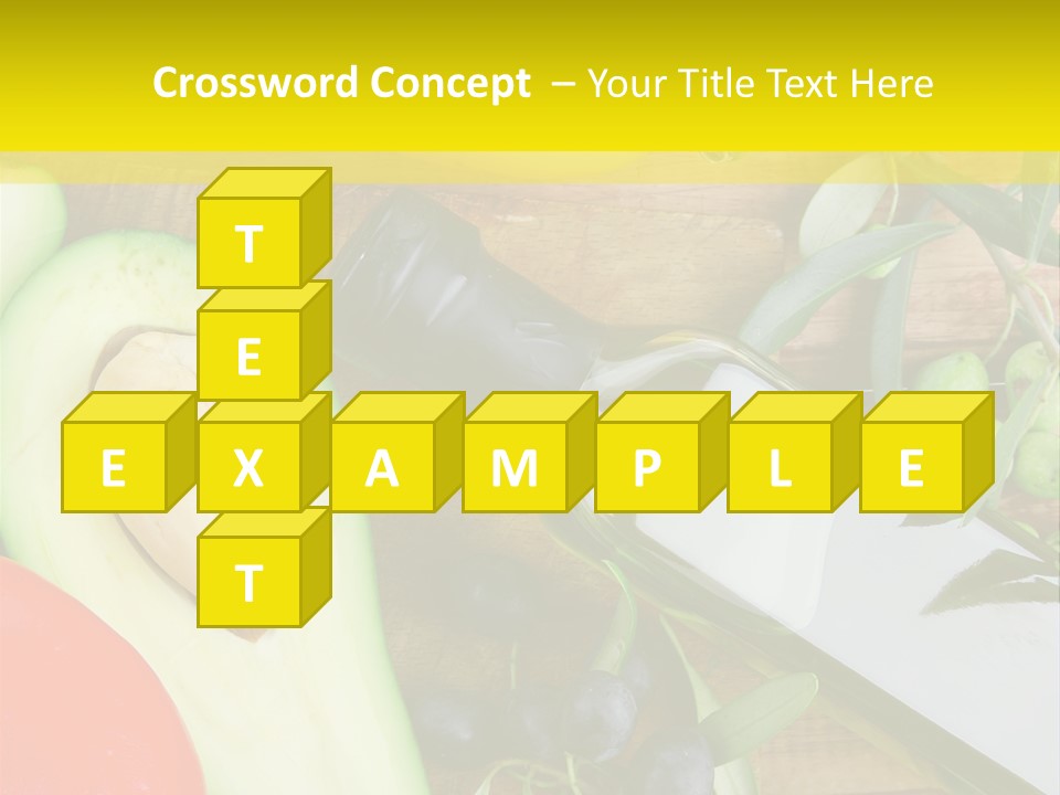 Eating Fennel Vegetable PowerPoint Template