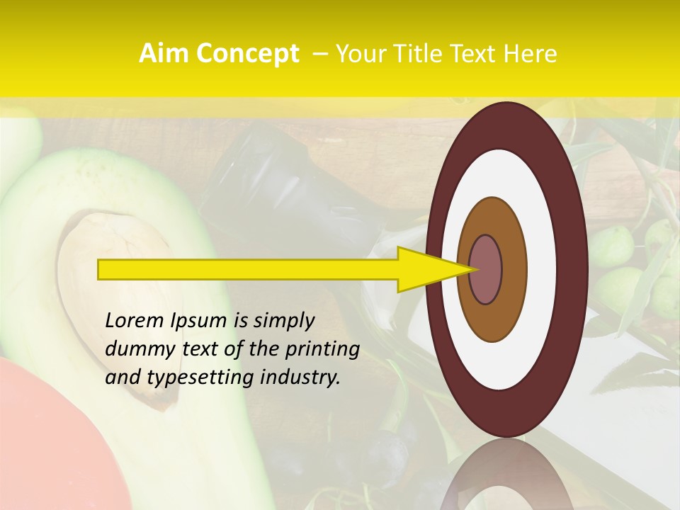 Eating Fennel Vegetable PowerPoint Template