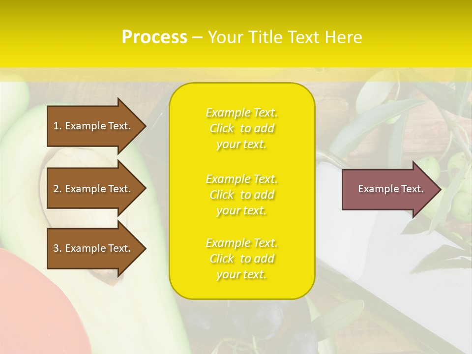 Eating Fennel Vegetable PowerPoint Template