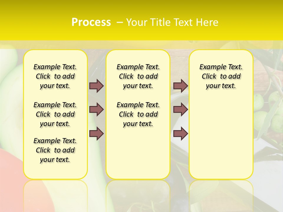 Eating Fennel Vegetable PowerPoint Template