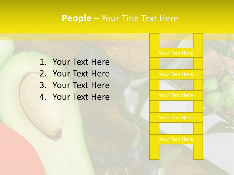 Eating Fennel Vegetable PowerPoint Template