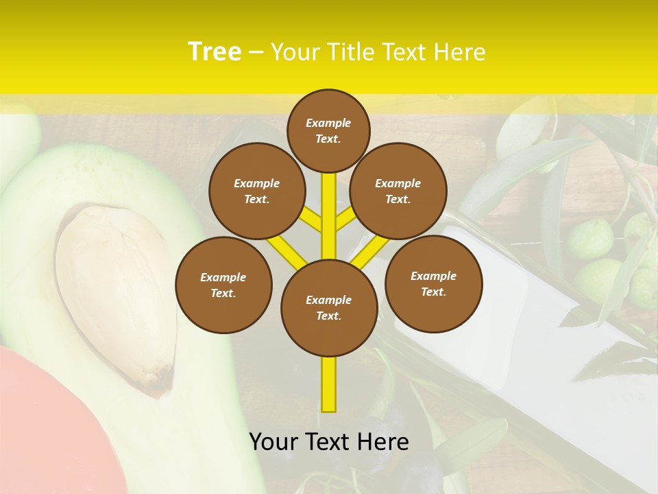 Eating Fennel Vegetable PowerPoint Template