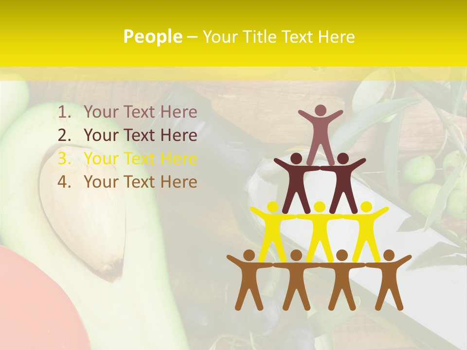 Eating Fennel Vegetable PowerPoint Template