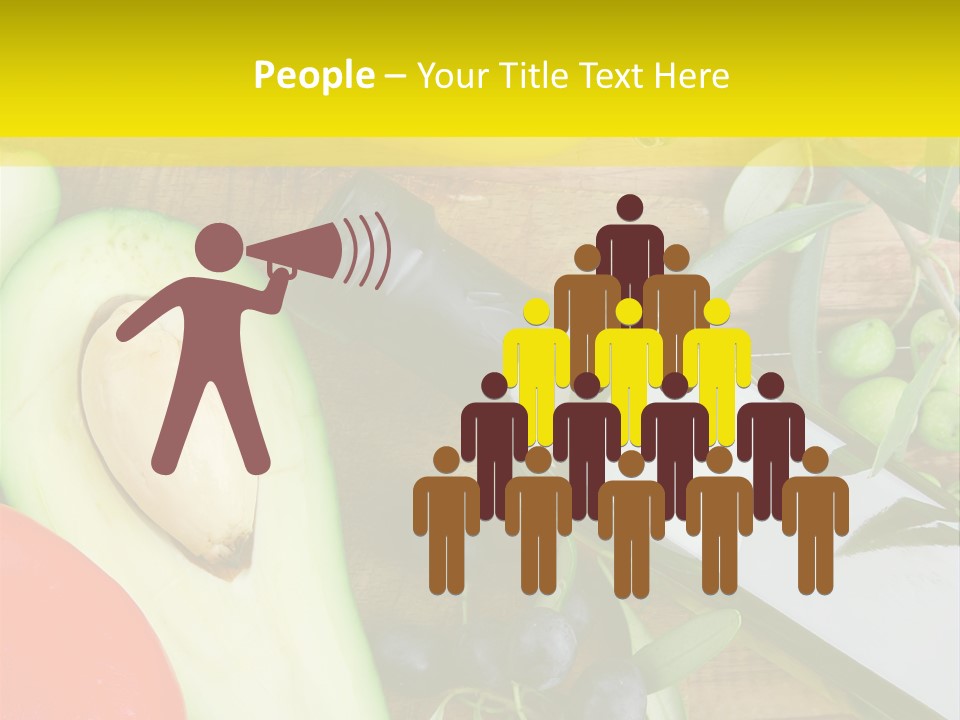 Eating Fennel Vegetable PowerPoint Template