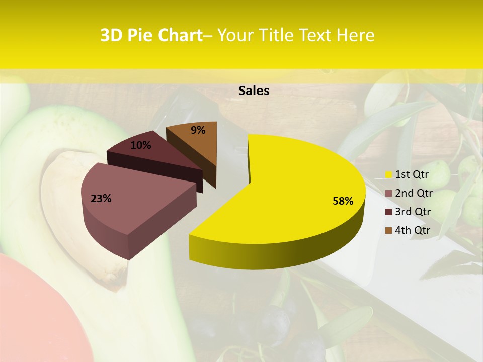 Eating Fennel Vegetable PowerPoint Template