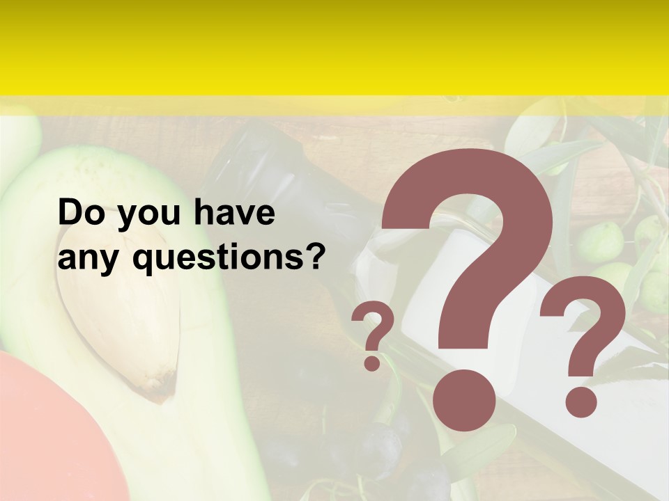 Eating Fennel Vegetable PowerPoint Template