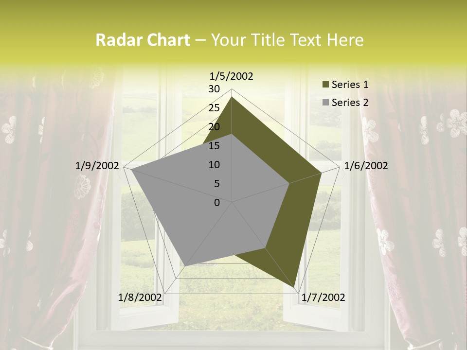 Air Beams Drapes PowerPoint Template