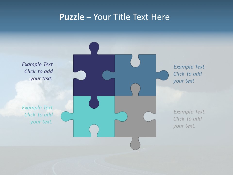 Nature Thunderstorm Storm Chasing PowerPoint Template
