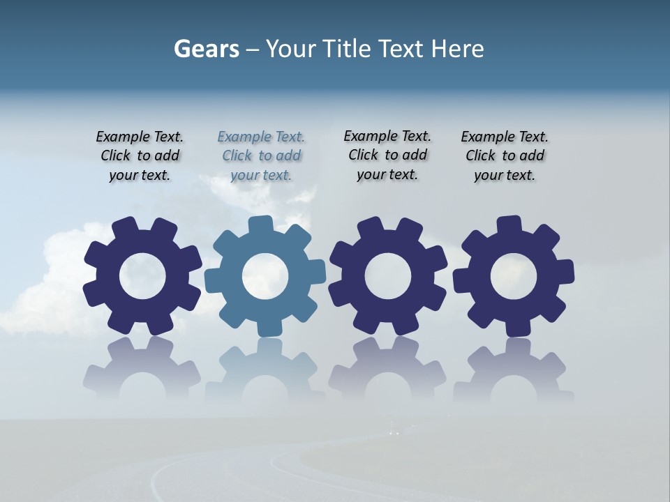 Nature Thunderstorm Storm Chasing PowerPoint Template