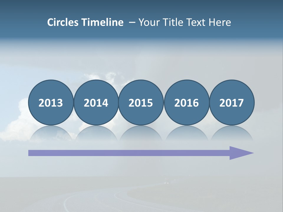 Nature Thunderstorm Storm Chasing PowerPoint Template