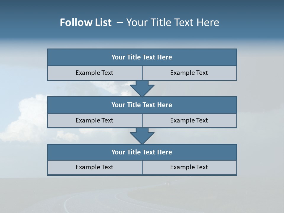 Nature Thunderstorm Storm Chasing PowerPoint Template