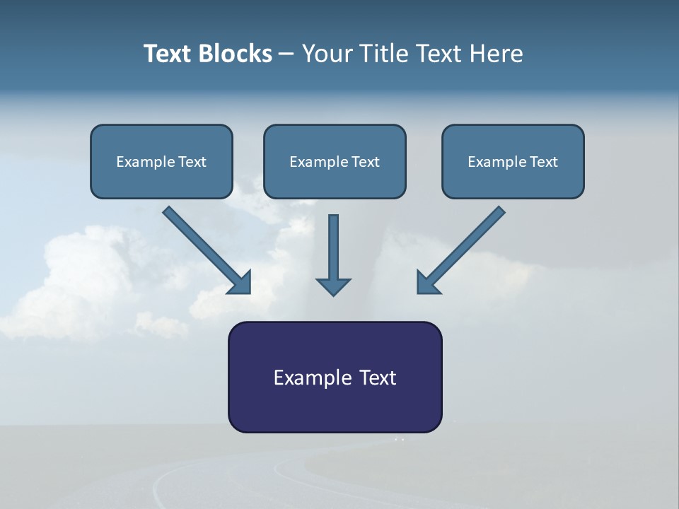 Nature Thunderstorm Storm Chasing PowerPoint Template