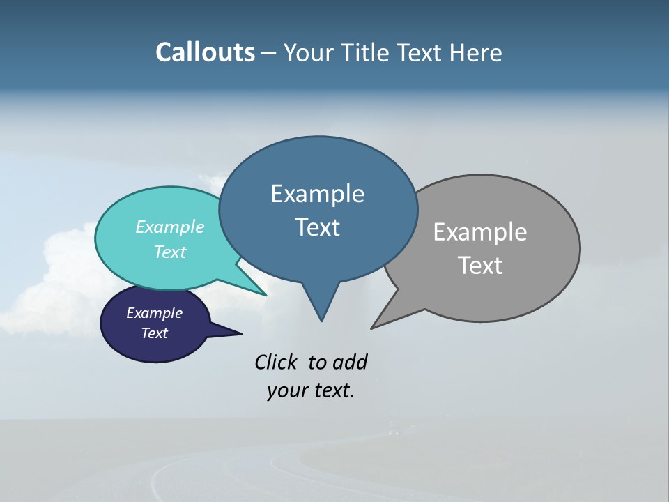 Nature Thunderstorm Storm Chasing PowerPoint Template