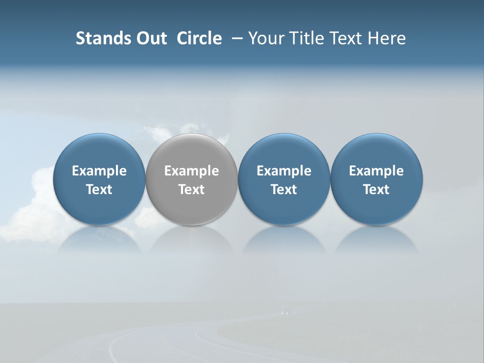 Nature Thunderstorm Storm Chasing PowerPoint Template