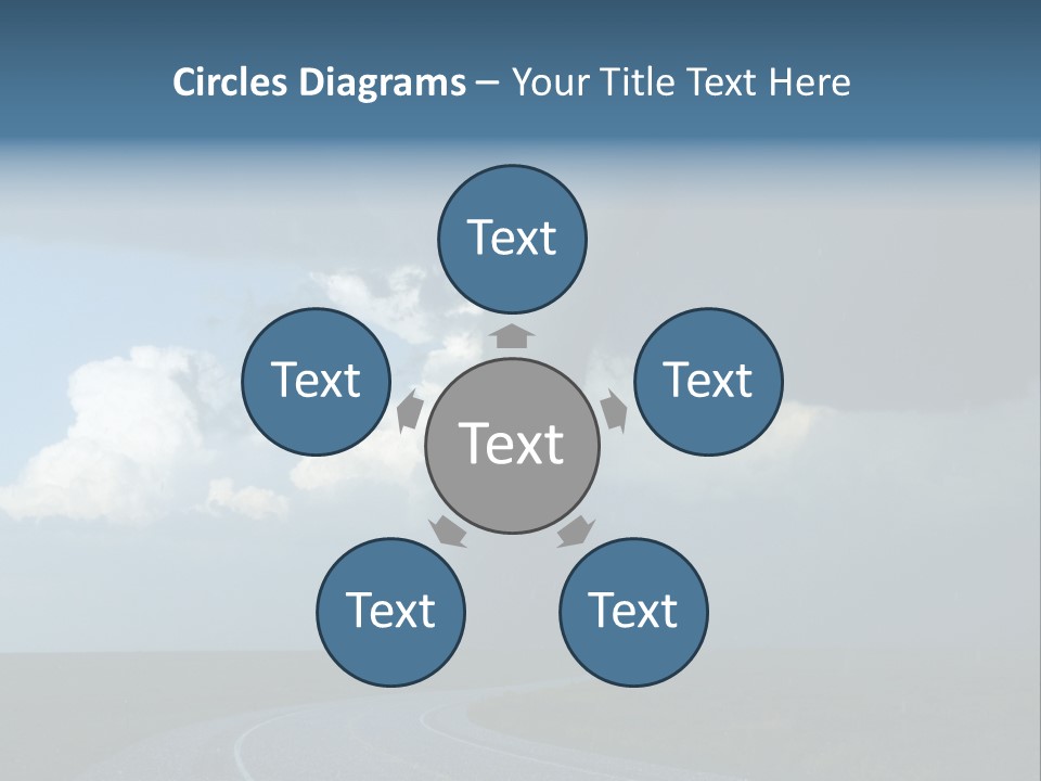 Nature Thunderstorm Storm Chasing PowerPoint Template