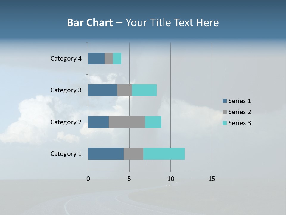 Nature Thunderstorm Storm Chasing PowerPoint Template