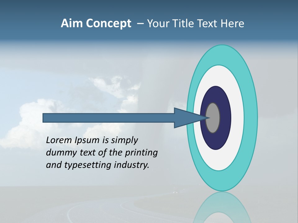 Nature Thunderstorm Storm Chasing PowerPoint Template