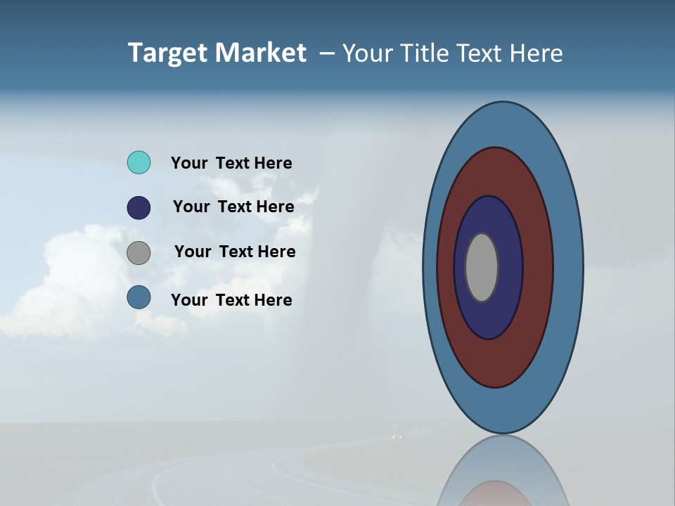 Nature Thunderstorm Storm Chasing PowerPoint Template