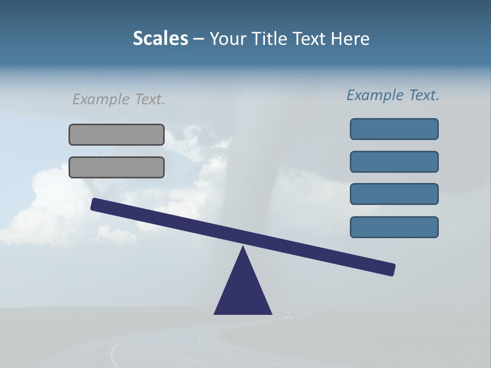 Nature Thunderstorm Storm Chasing PowerPoint Template