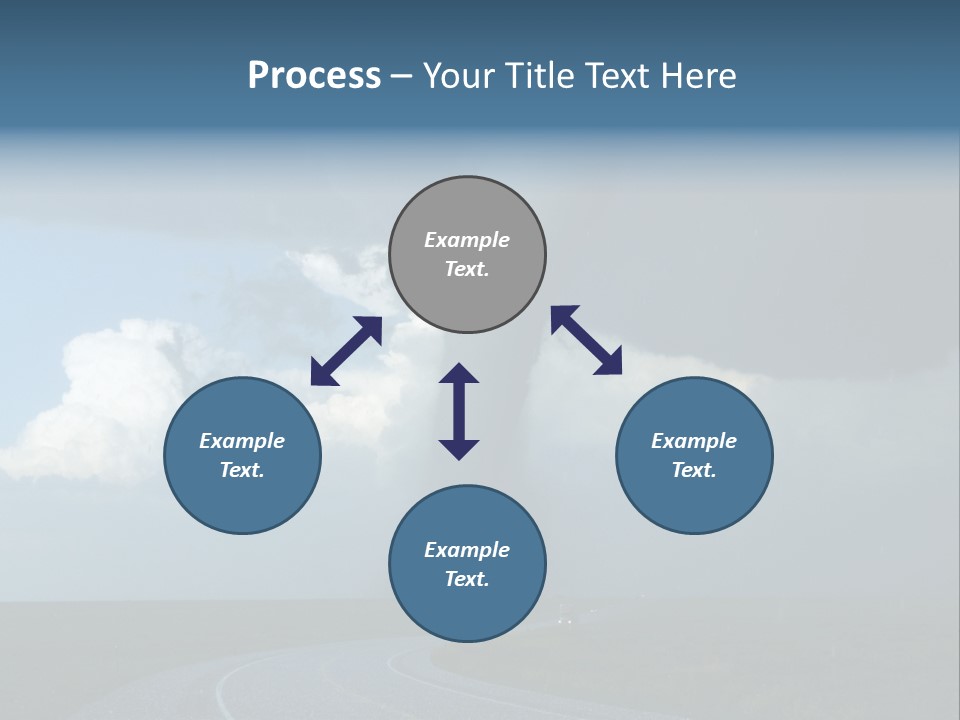 Nature Thunderstorm Storm Chasing PowerPoint Template